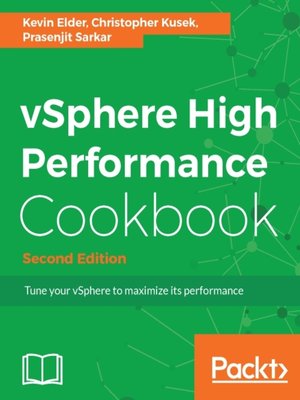 cover image of vSphere High Performance Cookbook